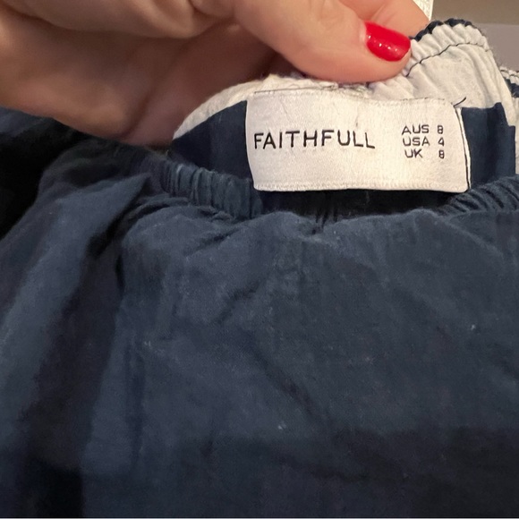 Faithful the Brand Claremont stripe strapless dress. Size US 4. - Picture 6 of 6